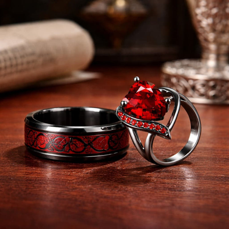 Eternal Love™ Ruby Ring Set