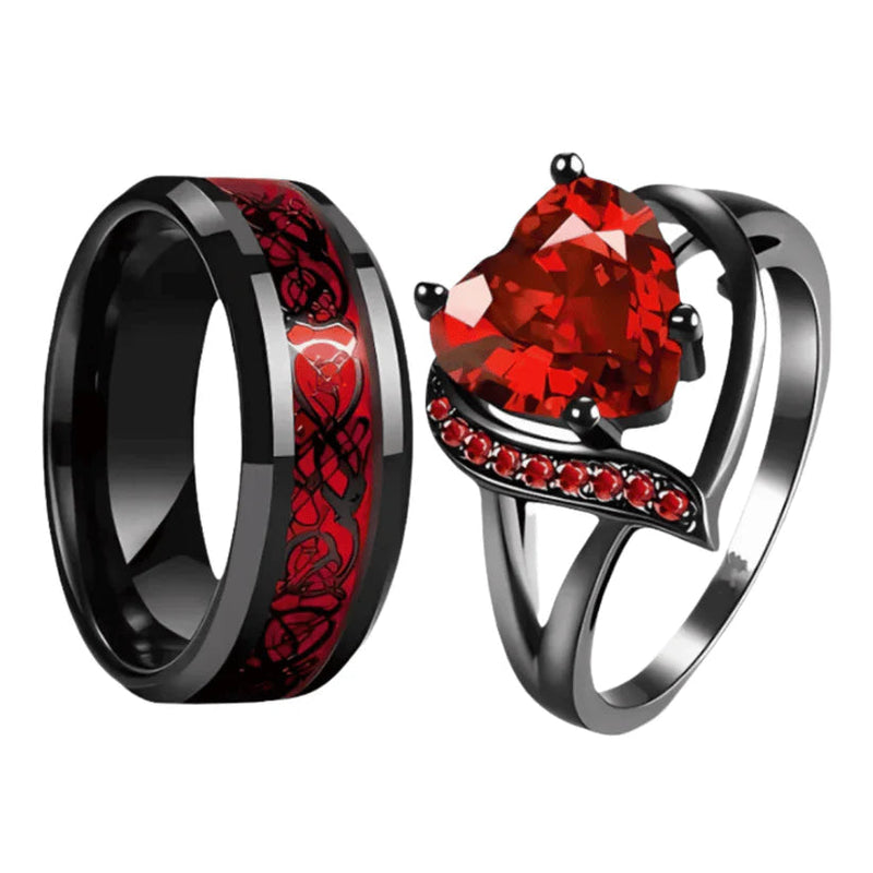Eternal Love™ Ruby Ring Set